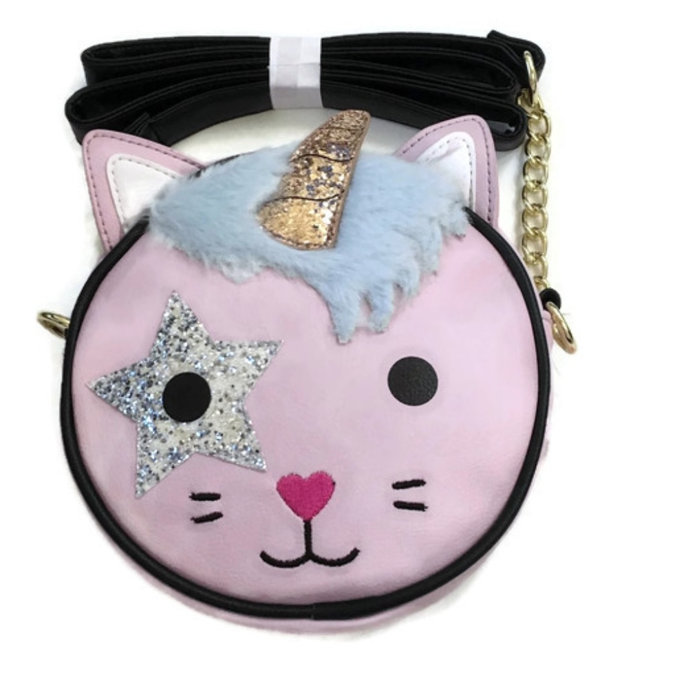 Luv Betsey | Unicorn Kitty Crossbody Bag  (Pink)
